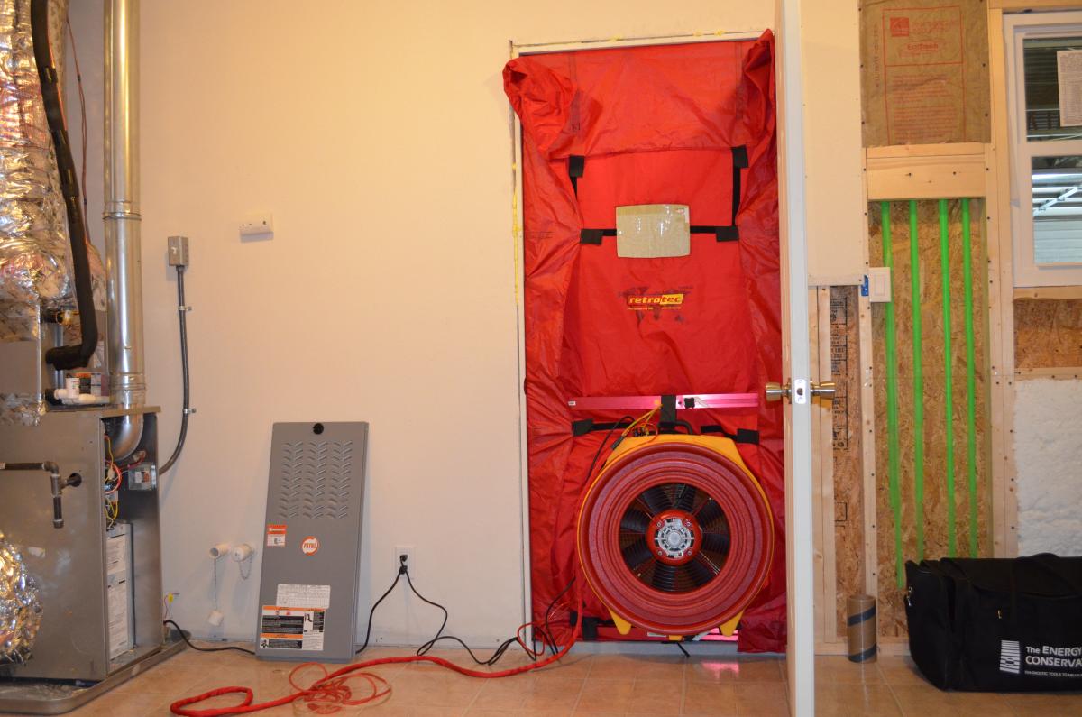 Blower Door Tests  Department of Energy