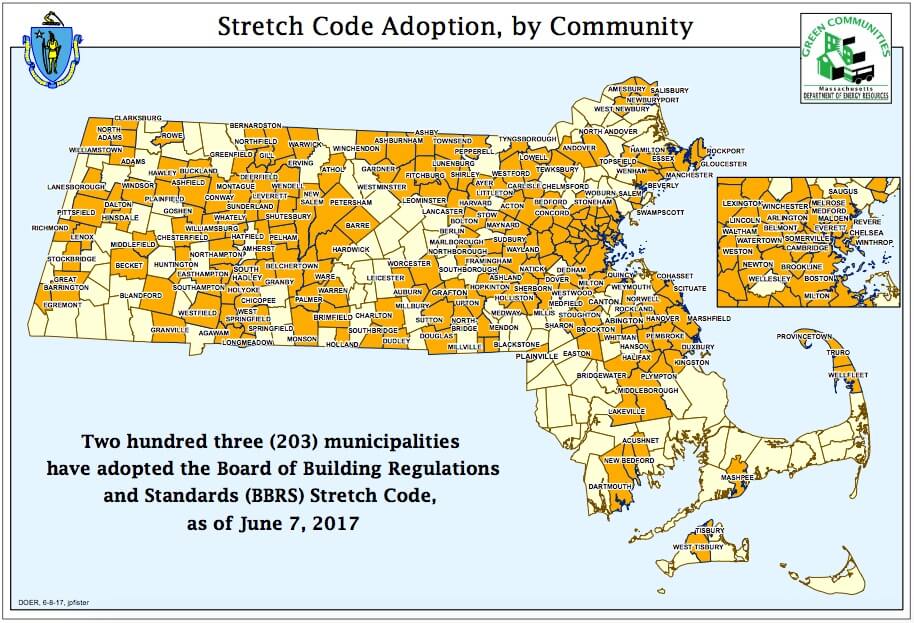 Over 200 MA Municipalities Adopt Stretch Code