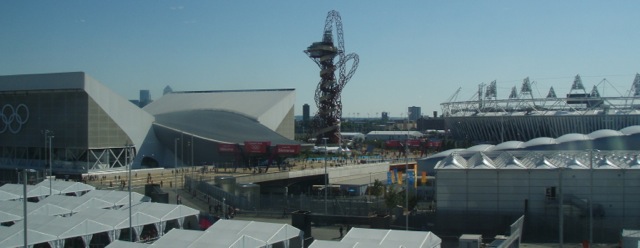 Olympic village aquatic center and stadium