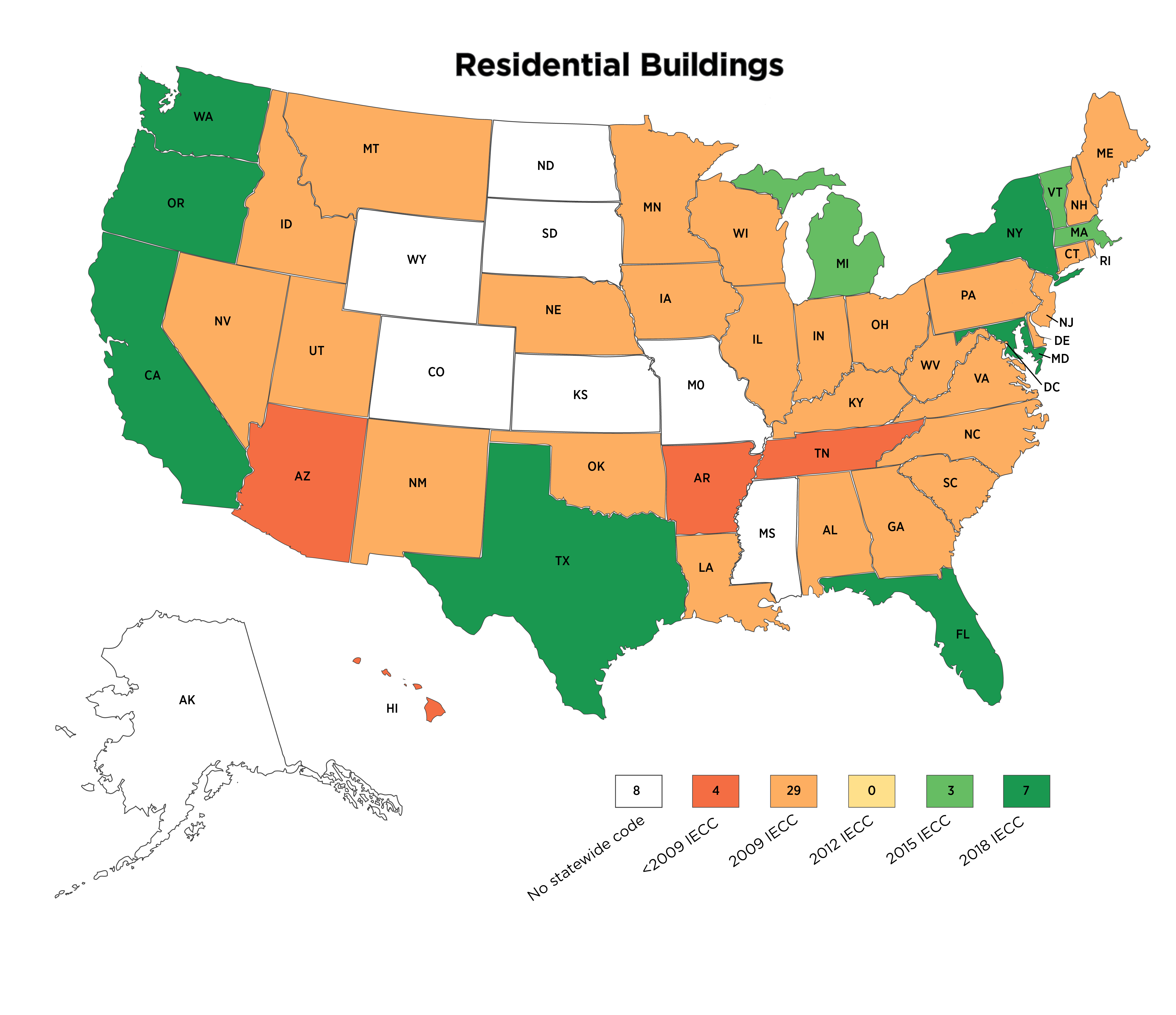 Energy Code Varies by State; How Progressive is Your Region?