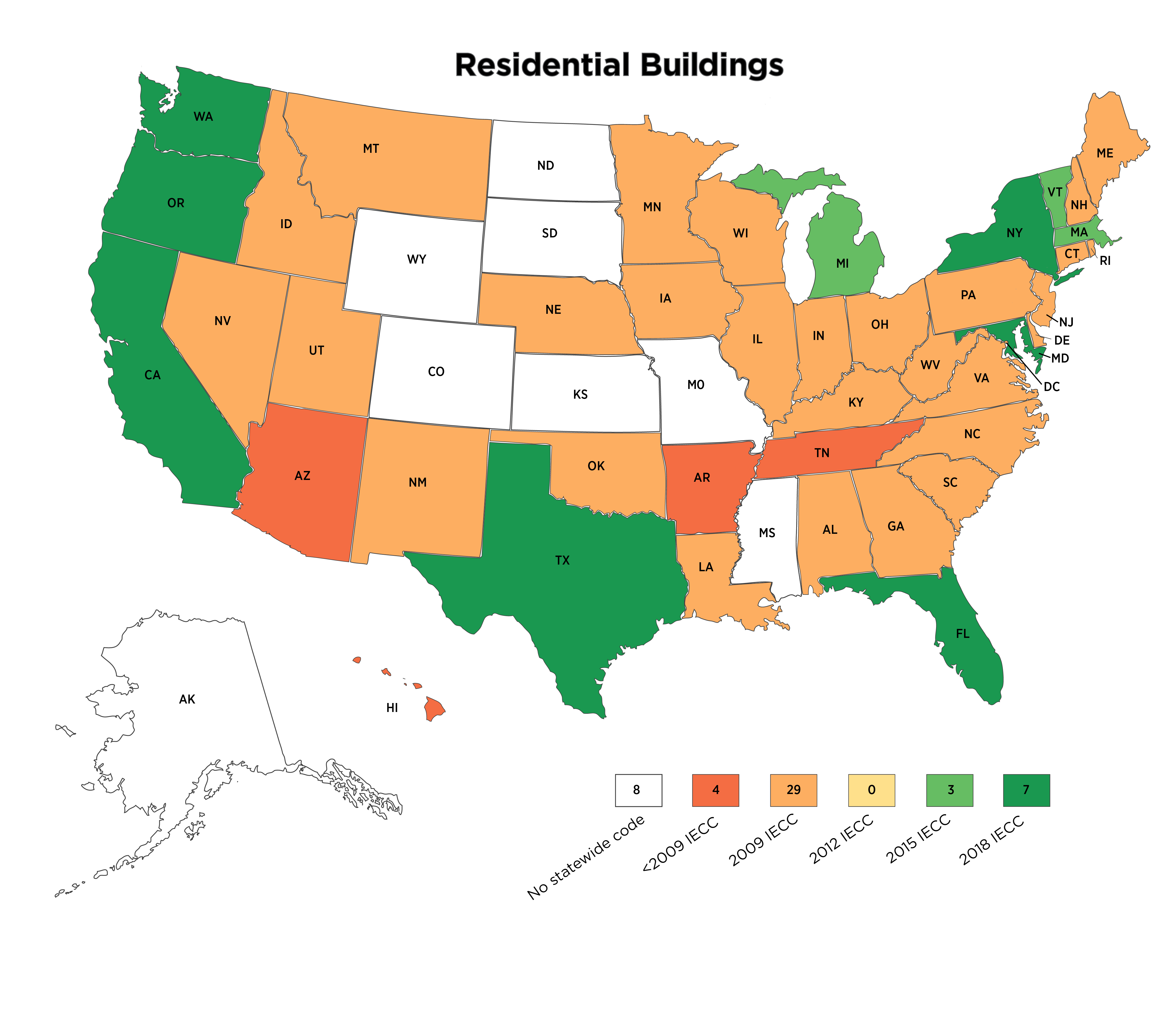Energy Code Varies by State; How Progressive is Your Region?