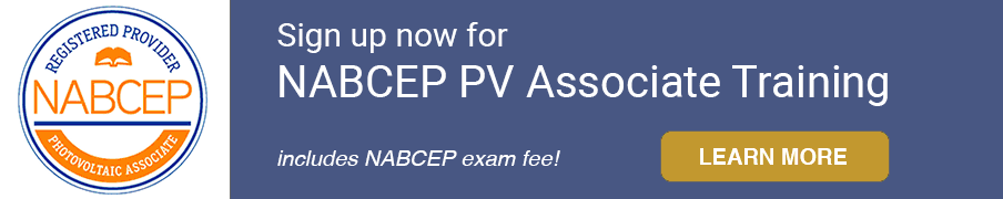 Learn more about Everblue's NABCEP PV Associate Training