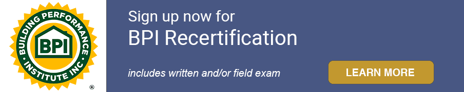 Sign up now for Everblue's BPI Recertification package